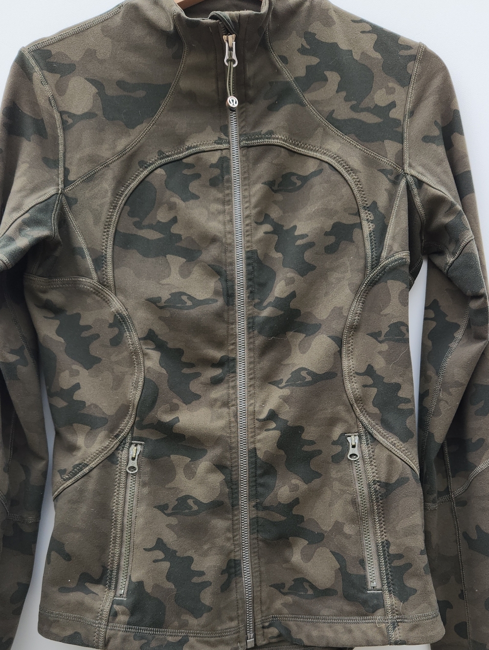 Lululemon Camo Full-Zip Women's Jacket - Green Small